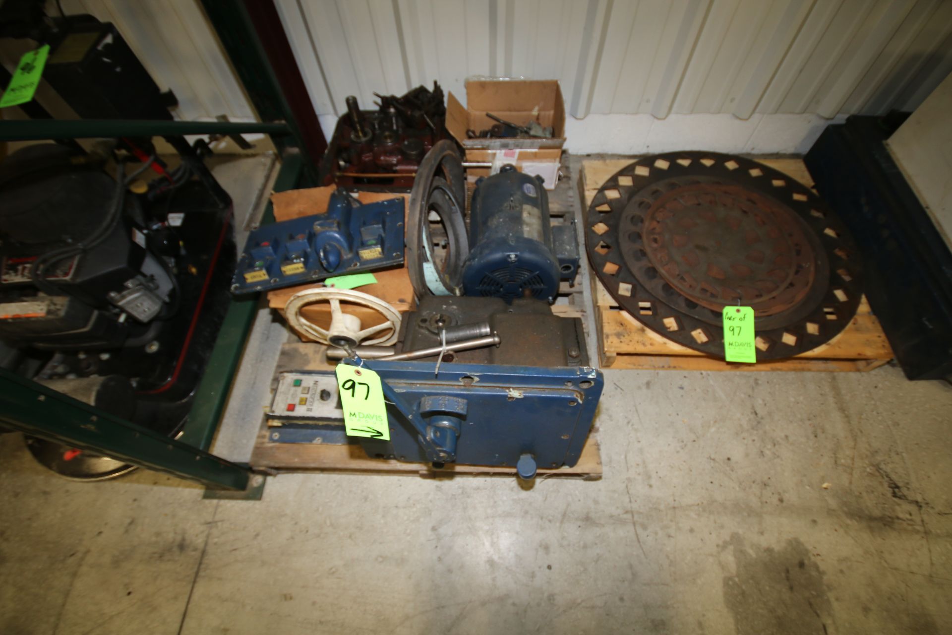 Assorted Miscellaneous Blanchard Parts including: Grinder Plates, Control Boxes, Variable Speed - Image 2 of 4