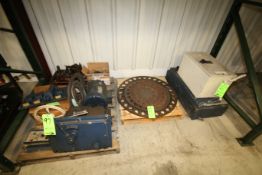 Assorted Miscellaneous Blanchard Parts including: Grinder Plates, Control Boxes, Variable Speed