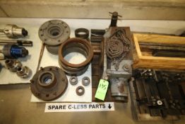 Spare Centerless Parts for Cincinnati #2 includes Regulating Wheel and Hubs (1 lot)