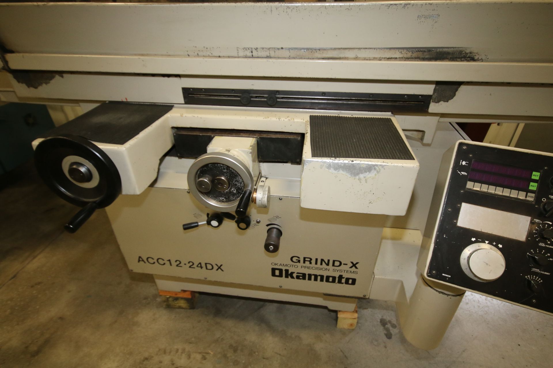 2003 Okamoto 12 x 24 Grind-X Precision Surface Grinder, with Micro Crossfeed Machine #ACC12-24DX, - Image 4 of 10