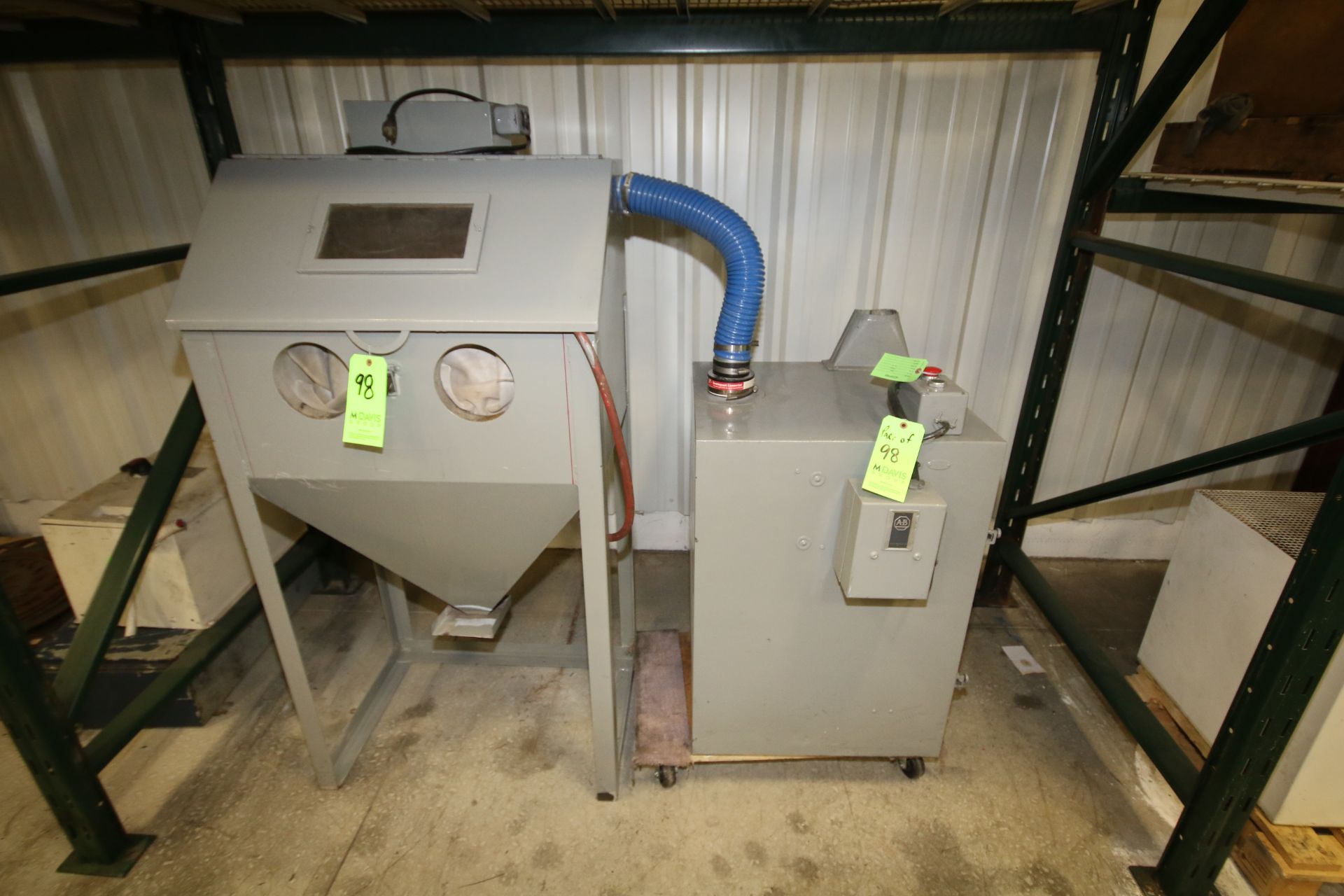 Sandblaster with Torit Dust Collection Unit