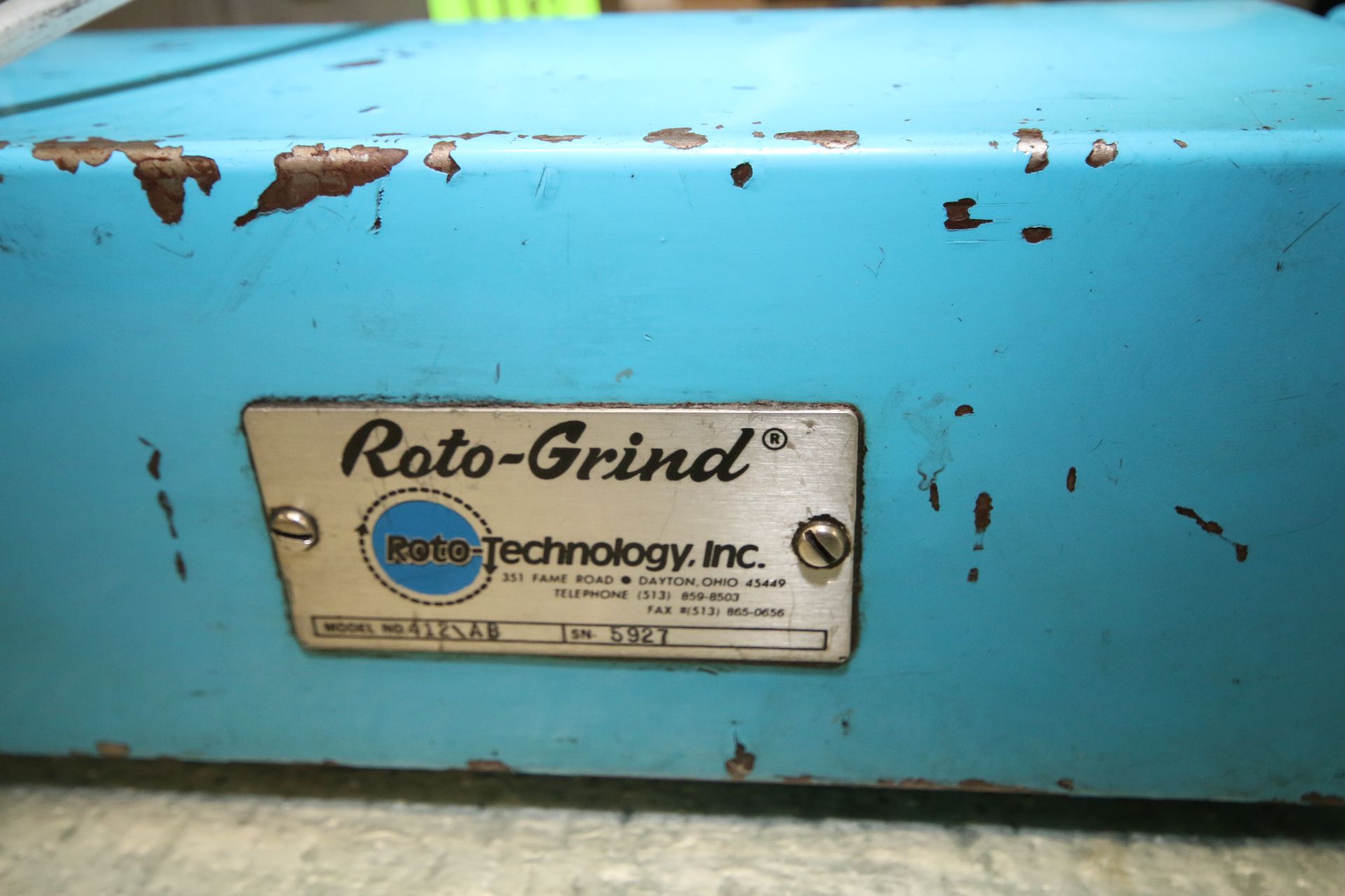 Roto-Technology 12" Roto Grind, Model 412/A8, S/N 5927 with Air Bearings - Image 3 of 3