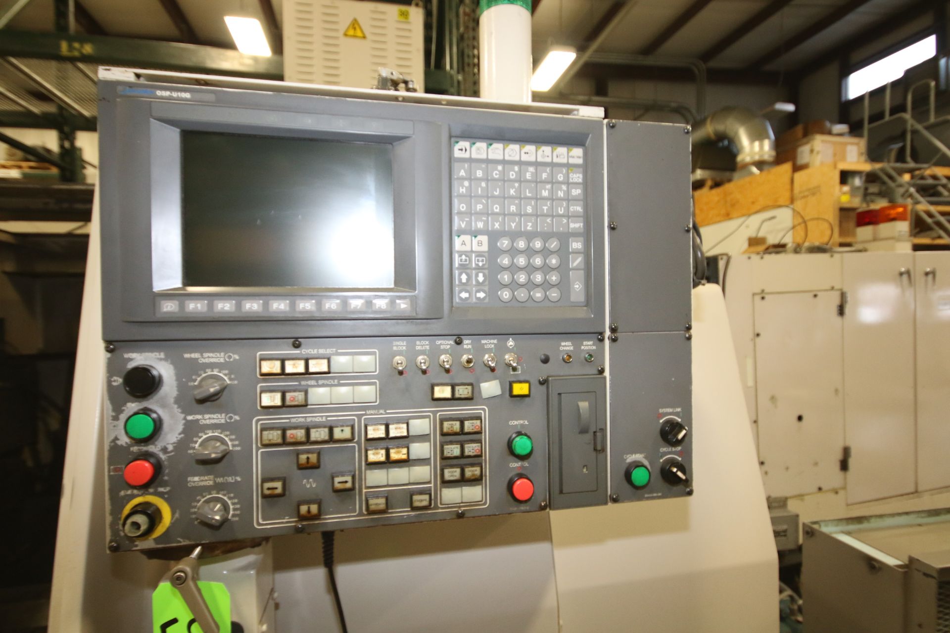 2003 Okuma CNC ID Grinder, Type G1-20, S/N 105014 with Hydraulic System and Touchpad Display/ - Image 6 of 10