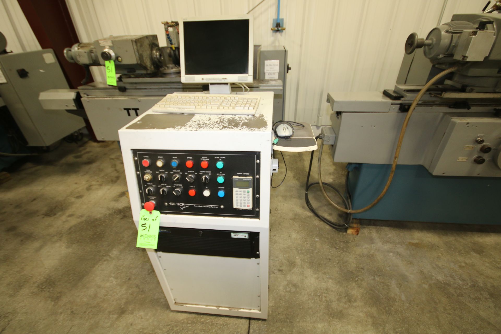 2007 R-Series OD Grinder with Conversion to CNC by Tru Tech Systems, Model OD-10x20, S/N TTS-8089, - Image 9 of 11