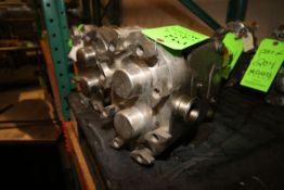 WCB Positive Displacement Pump Heads, M/N 30, S/N 93501, with 1 1/2" Clamp Type S/S Heads