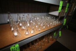 Lot of Assorted Erlenmeyer Flasks, Sizes Range From 25 mL-1000 mL