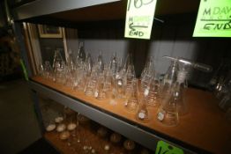 Lot of Assorted Erlenmeyer Flasks, Sizes Range From 12 mL -2000 mL