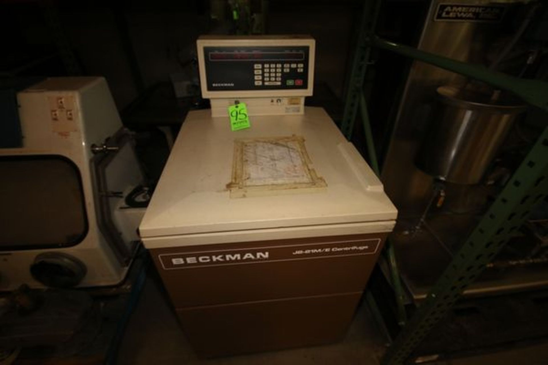 Beckman J2-21M/E Centrifuge, S/N J2K815, Overall Dimensions: 32" L x 28" W x 51 1/2" H - Image 3 of 3