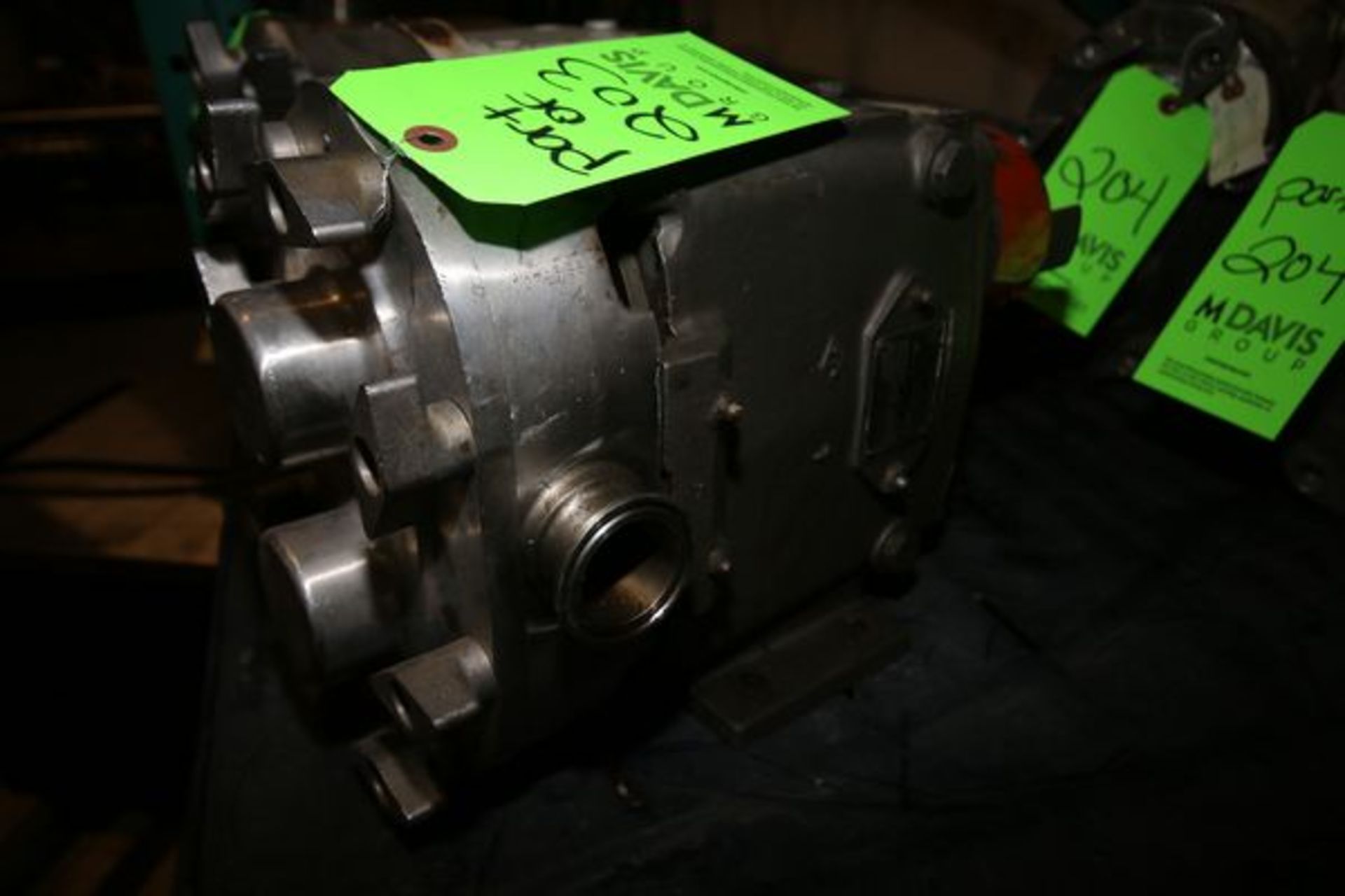 WCB Positive Displacement Pump Heads, M/N 30, S/N 93501, with 1 1/2" Clamp Type S/S Heads - Image 2 of 3