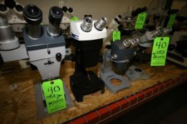 Assorted Microscopes, by Zeiss, American Optical, Cambridge Instruments, Assorted Levels