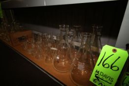 Lot of Assorted Lab Glassware, Including Assorted Buchneer Flasks, Glass Filtering Units, and