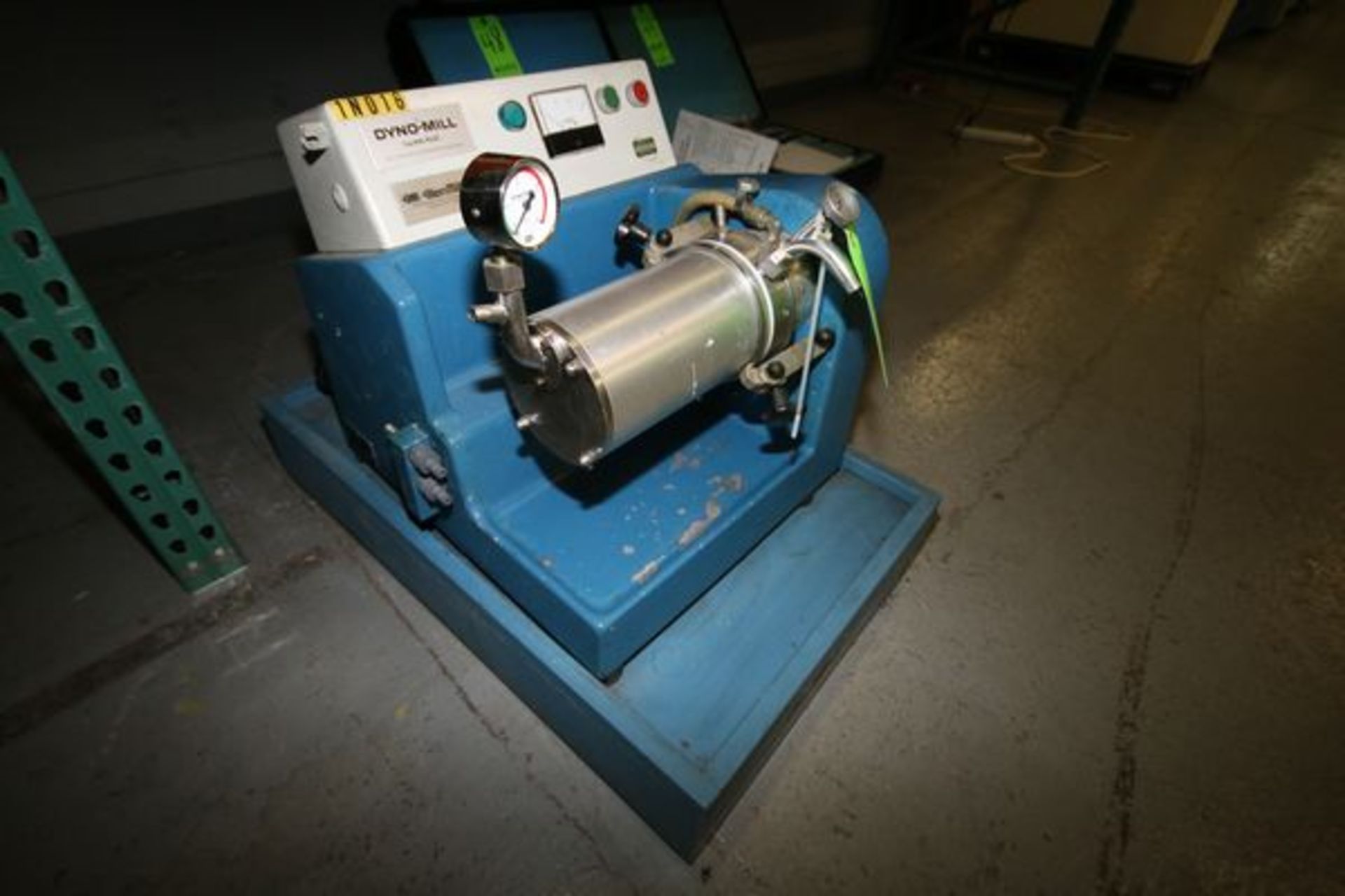 Dyno-Mill Pilot Horizontal Media Mill, Model KDL Pilot, S/N 920258, Mounted on Portable Cart 3 x - Image 2 of 4