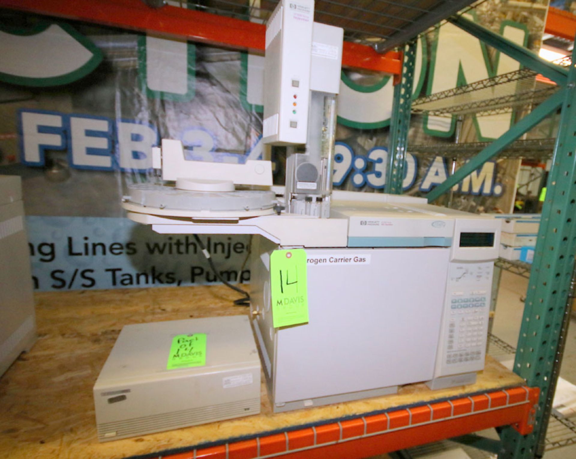 Hewlett Packard HP 6890 Series GC System, M/N G1530A, S/N US00020869 Includes Hewlett Packard