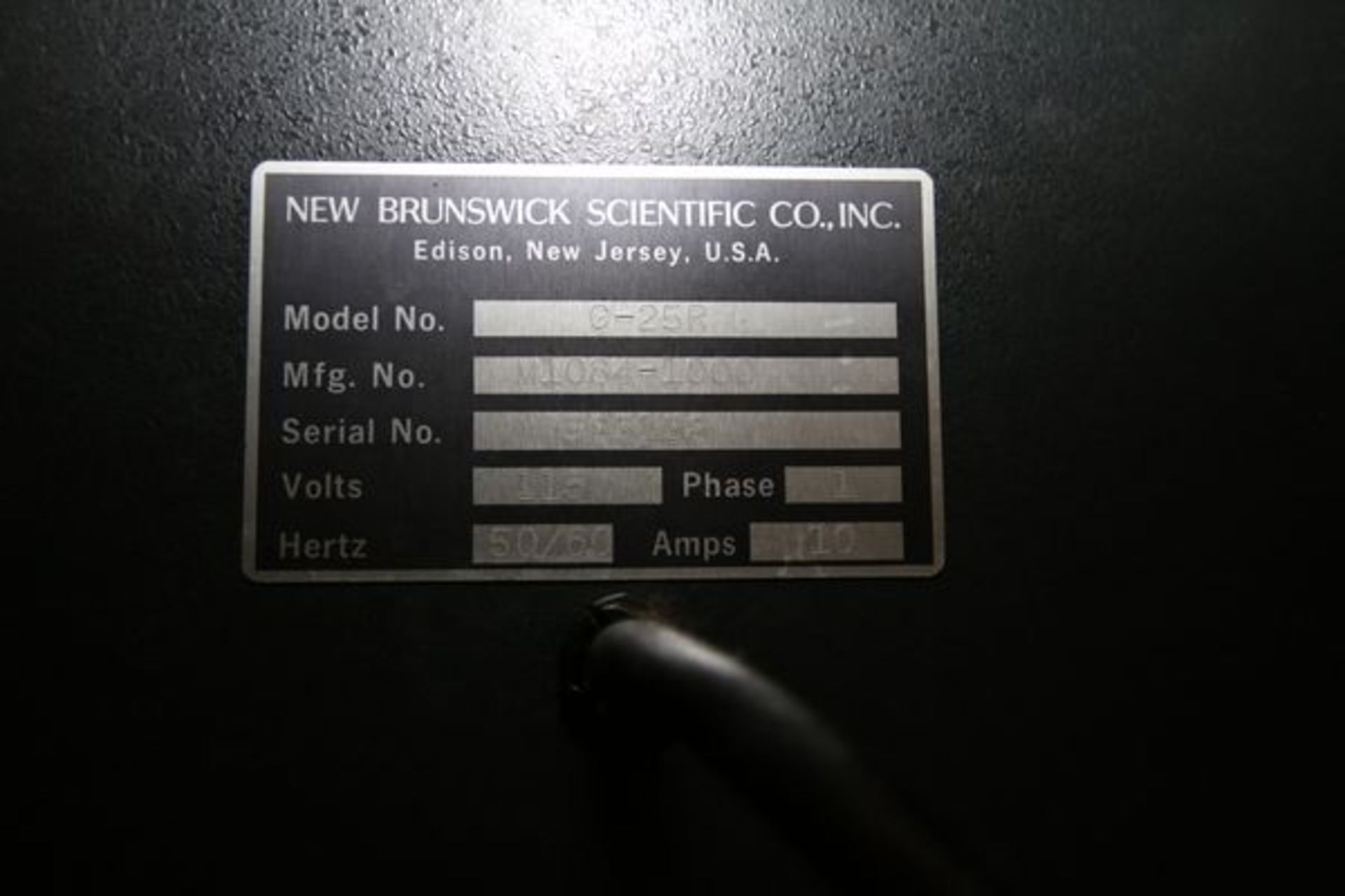 New Brunswick Scientific Controlled Environment Incubator Shaker, M/N G-25R, S/N 583138, 115V, 1 PH, - Image 6 of 6