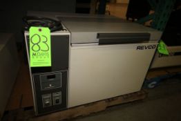 Revco Scientific Benchtop Freezer, M/N ULT185-5-ABA, S/N D10E-198810-OE, 1st Stage Refrig.: Type Oz,