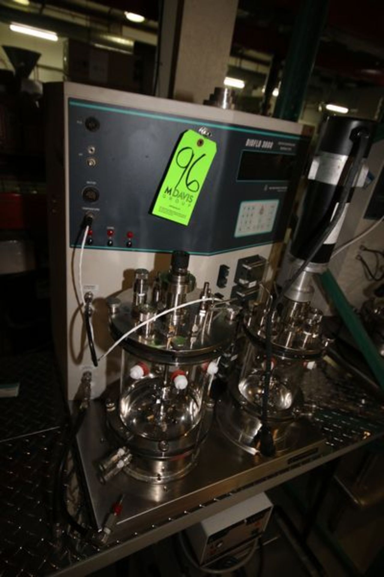 New Brunswick Batch/Continuous Bioreator, M/N BIOFLO 3000, S/N 200736327, 120V, with (2) Vessels:
