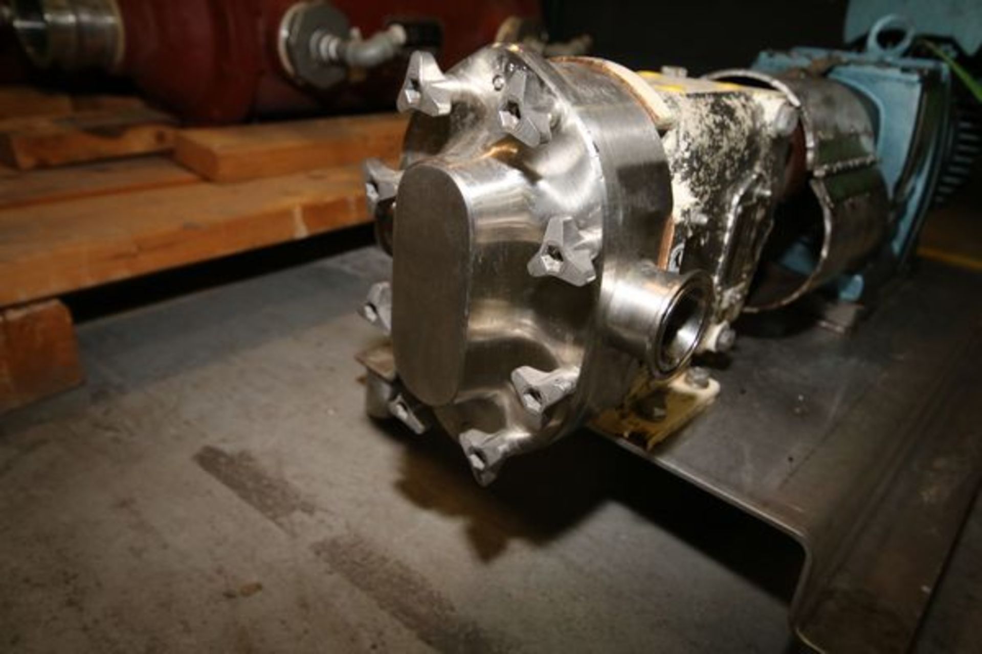 WCB Positive Displacement Pump, M/N 018, S/N 254656-00, with 1 1/2" S/S Clamp Type Head, with 2 hp - Image 2 of 3