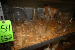 Lot of Assorted Lab Glassware, Includes Soxhlet Extractors, Filter Funnels, Thiele Tubes, and
