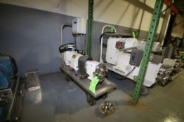 Waukesha 1.5 HP Positive Displacement Pump, M/N 15, S/N 21252SS with 1-1/2" Clamp Type S/S,