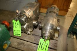 Positive Displacement Pump Heads, Includes (1) Waukesha PD Pump Head, Size 30, S/N 18744 SS,