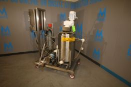 Skid-Mounted Portable All S/S Chocolate Tempering System, Approx. 30 Gallon Side Sweep-Scrape
