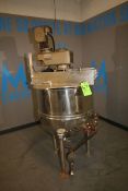 Groen Approx 60 Gallon S/S Jacketed Ketlle, Model RA-60, S/N 03678-1, 100 PSI @ 338 Degree F, 100