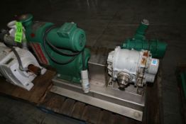 Universal 2 HP Blower, with Reeves Drive, Spare Head, 55/550 RPM, 1 1/2" Clamp Type, Mounted on S/