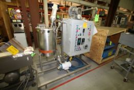 Spray Dynamics Hot Oil Spray System, S/N 15-317, Includes Aprox. 20 Gal. S/S Tank with Mixmor