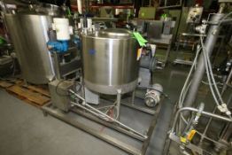 Avins Fabricating Aprox. 50 Gal. S/S Tank , Includes (2) Tuthill Metering Pumps, M/N