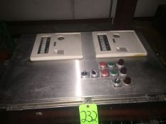 S/S Control Boxes, (1) Includes 2-Temperature Read Outs, (1) Former Air Valve Control Cabinet with