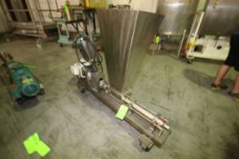 Moyno .59/.75 HP Progressive Cavity Pump, Type 3FG3SSE, S/N AS82419, SEW 2250 /450 RPM Motor,