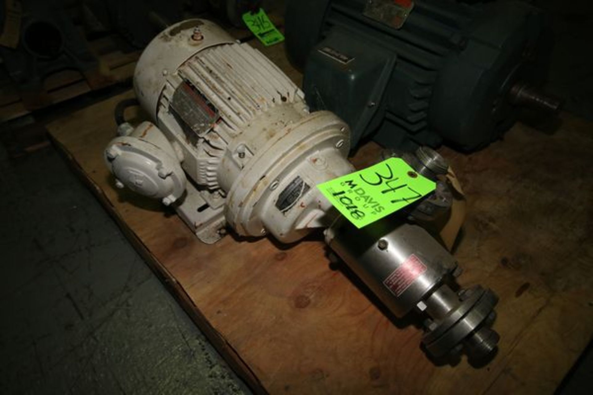 Janke & Kunkel 5 HP Pump, Type: DR3-616, Nr. 164, 3485 RPM