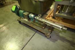 Moyno 2 HP Progressive Cavity Pump, Type 2FGJ4SSB, S/N AS82012-1, SEW 455/2275 RPM Motor, Clamp-Type