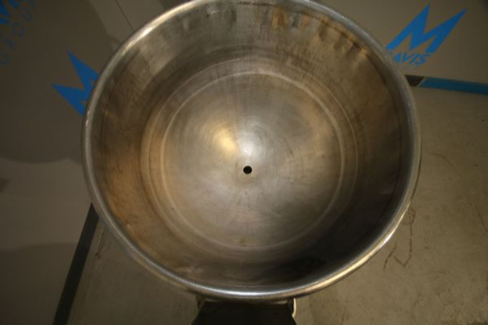 S/S Kettle, with Bottom Half Jacket, 25" Dia., Mounted on Portable Frame - Image 2 of 2