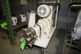 Waukesha Positive Displacement Pump, Size 25, Model R1, S/N D07286SWS with 1-1/2" x 1-1/2"