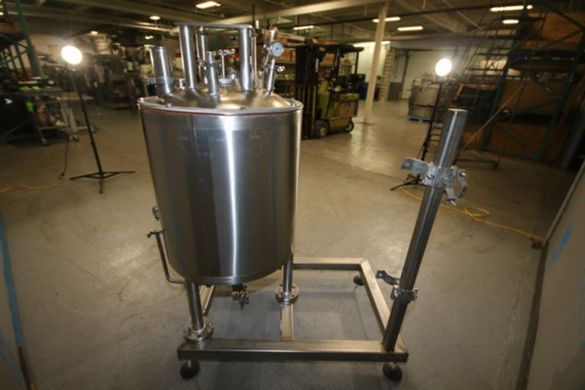 Lee Approx. 90 Gallon Dome-Top Sloped Bottom Jacketed Filtering and Processing Tank, Model 50U7S, - Image 5 of 5