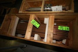 Copper Heat Exchanger Tube Bundle, Aprox. 50" L x 14" Dia.
