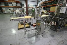 Capway Systems Dough Cutter System, Job #1953 with Aprox. 6" Wide Belt and Control Panel with (2)