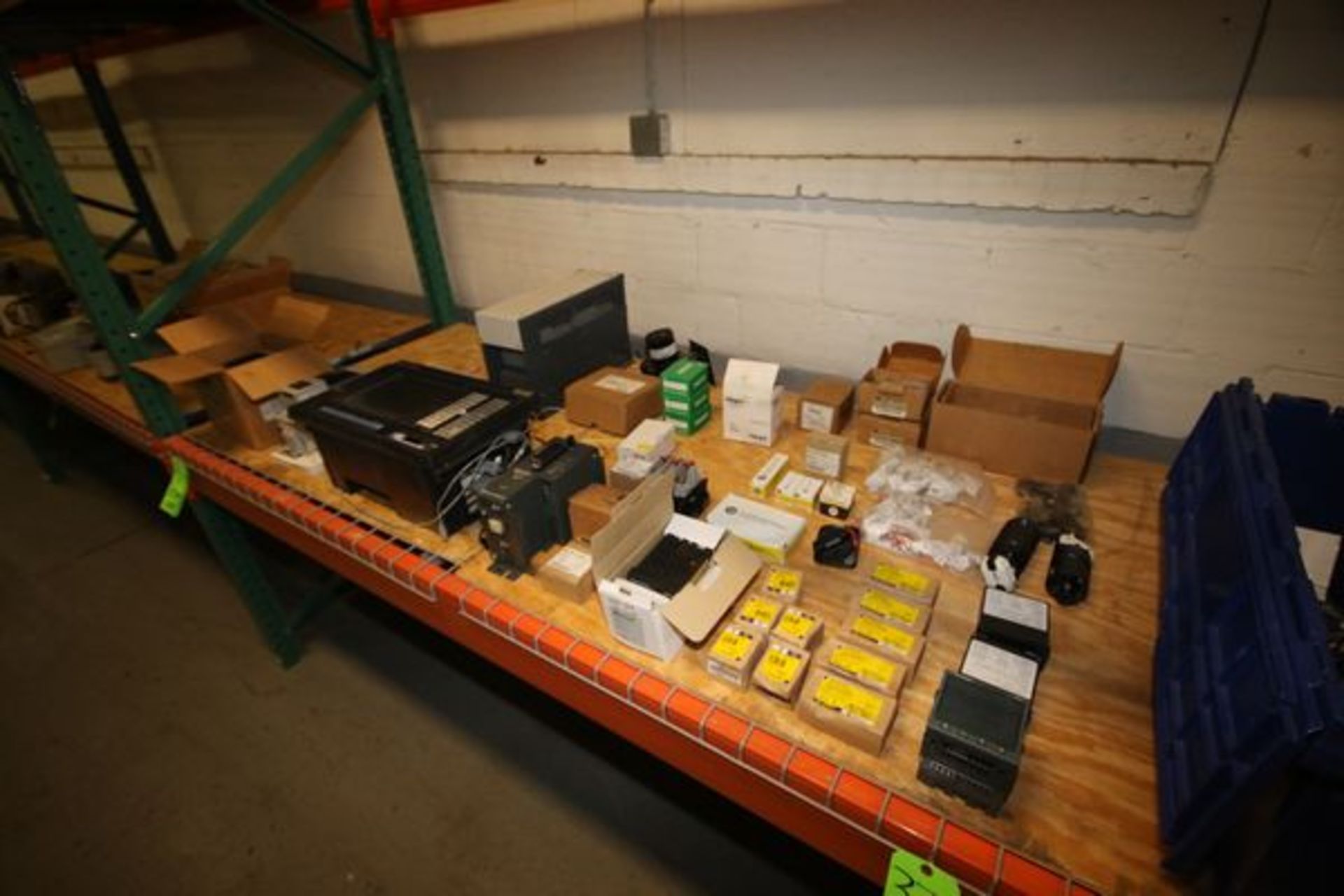 Lot of Assorted Electrical, Including Allen-Bradley VFDs, Allen-Bradley Touchscreen, Fuses, Safety