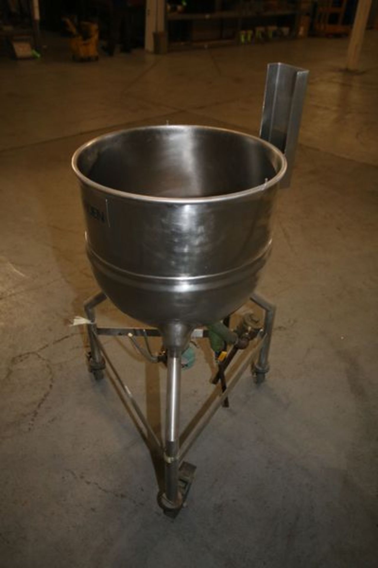 Greon Aprox. 20 Gal. S/S Jacketed Kettle, M/N N-20, S/N 31665-1, National Board: 133241, 100 PSI @ - Image 3 of 5