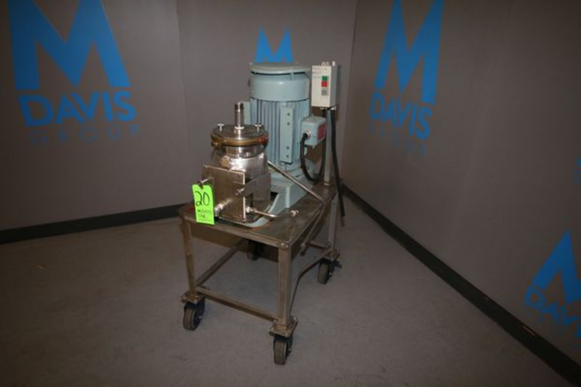 Premier Mill Portable S/S Colloid Mill, Model KCD, S/N CL4 – 0042, 4", Mounted on S/S Skid with - Image 2 of 3