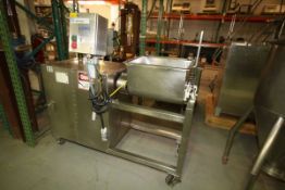 Twin Shaft Mixer, Aprox. 5 Cubic Ft., Stainless Steel, 2 hp Variable Speed Motor