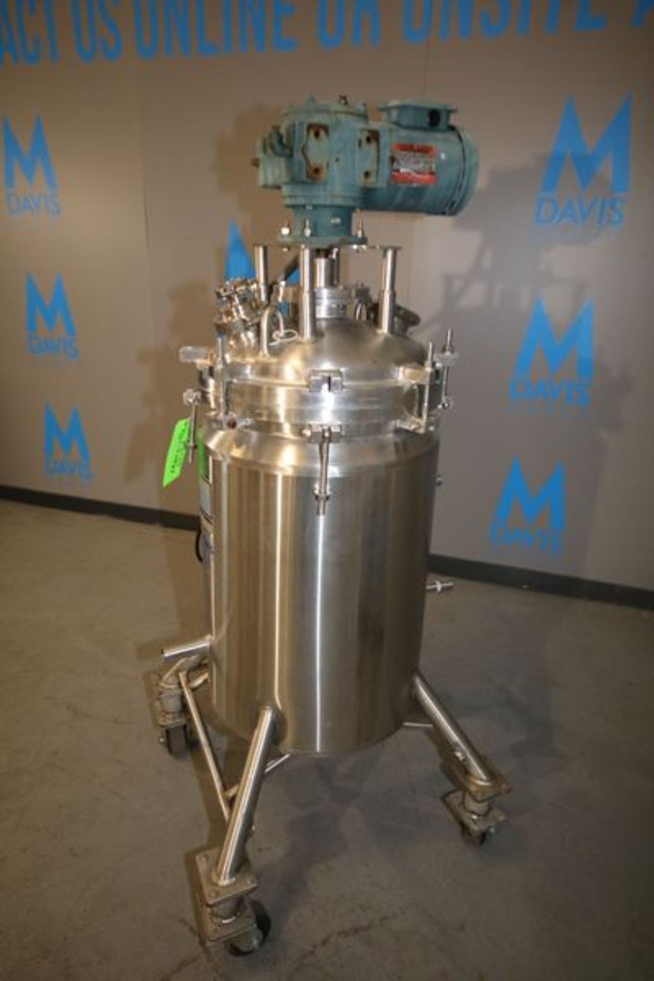 Cherry Burrell 50 Gallon Dome-Top Sloped-Bottom Vacuum Processing Tank, S/N 84E-13, Top-Mount Side - Image 3 of 5