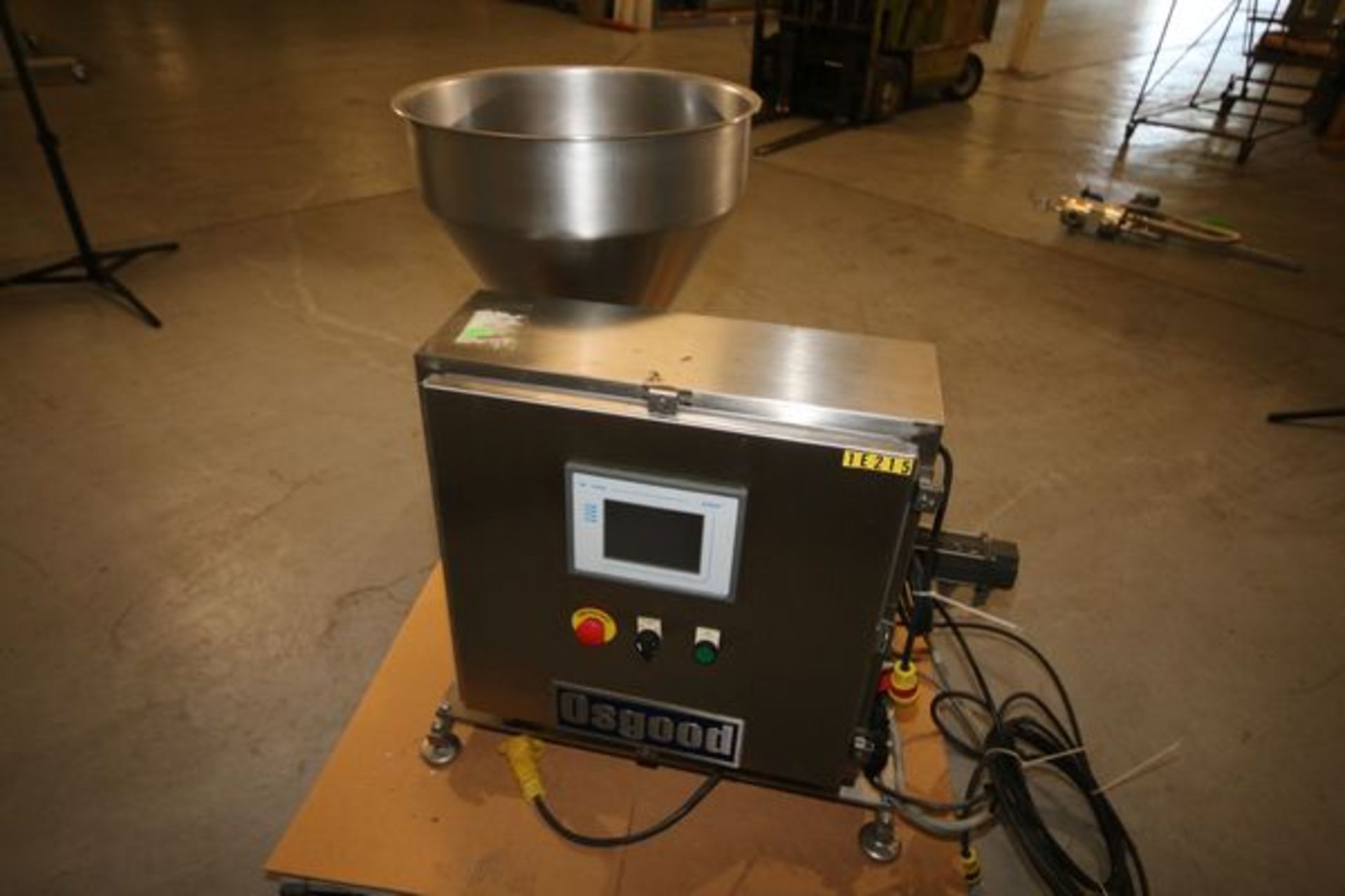 Osgood Single-Head Piston Filler, Mounted on S/S Skid with S/S Control Panel, Allen Bradley - Image 5 of 5