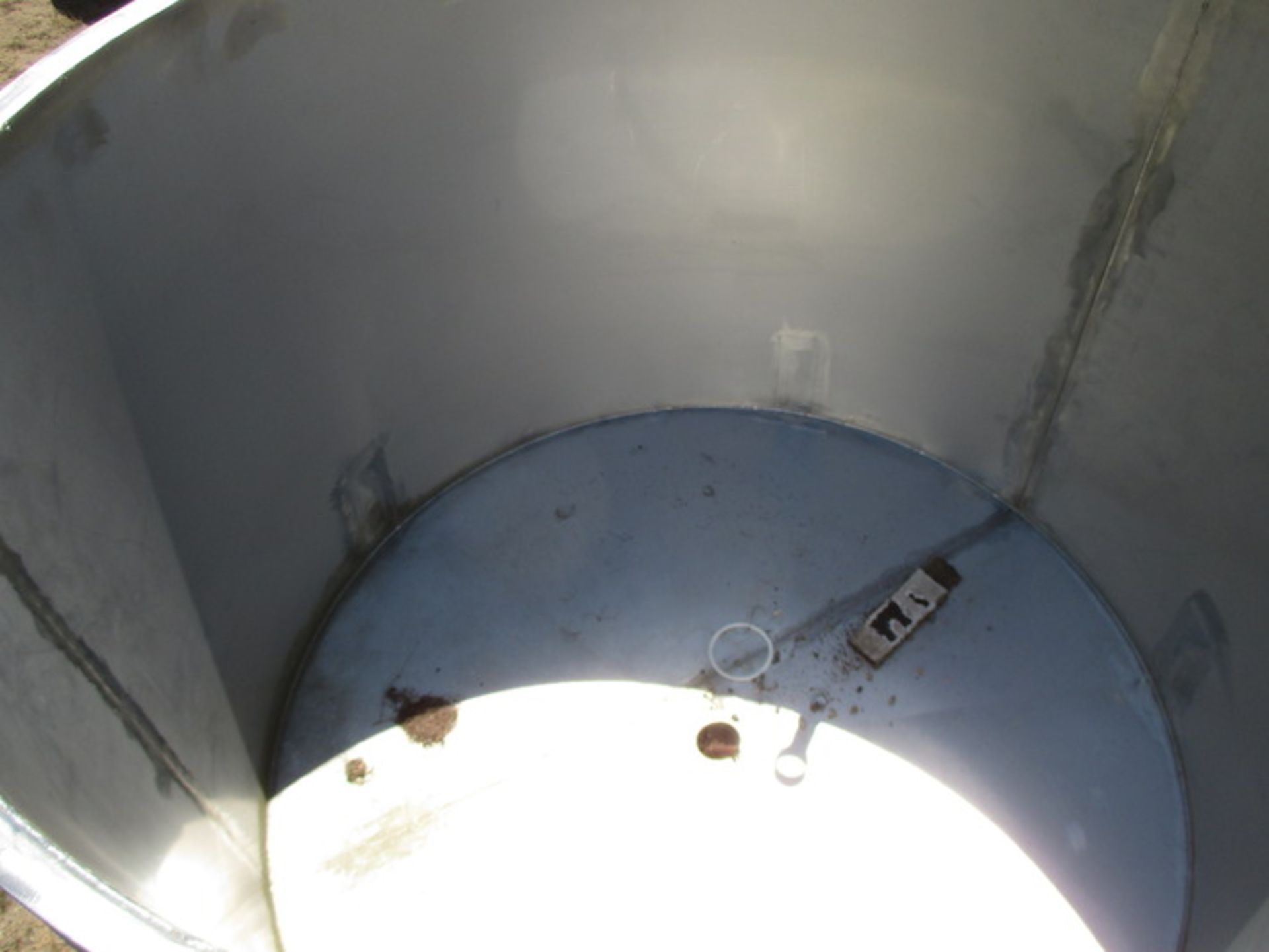 Stainless Steel Open Top Tank 60? Straight Side .85? Diameter with a 4? Center Outlet (#21) - Image 2 of 4