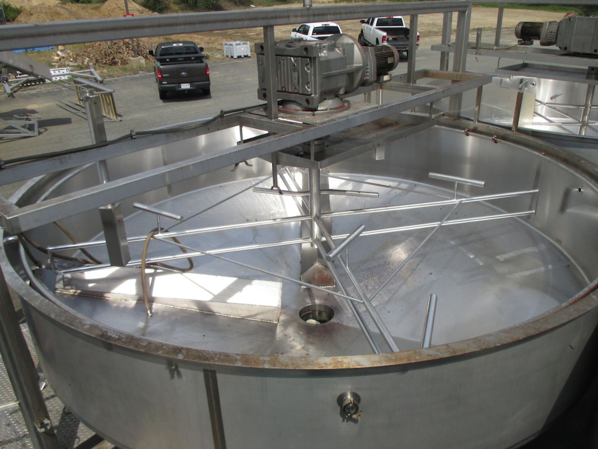 Feldmeier Open Top, Conical Bottom Single Wall Type 304 S/S Infusion Tank. 7.5 H.P. InvertaDuty 2-14 - Image 3 of 3