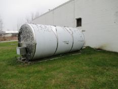 Never Installed 4,000 Gaallon Capacity Dome-Top, Cone-Bottom Single Wall Blend Tank with Offset