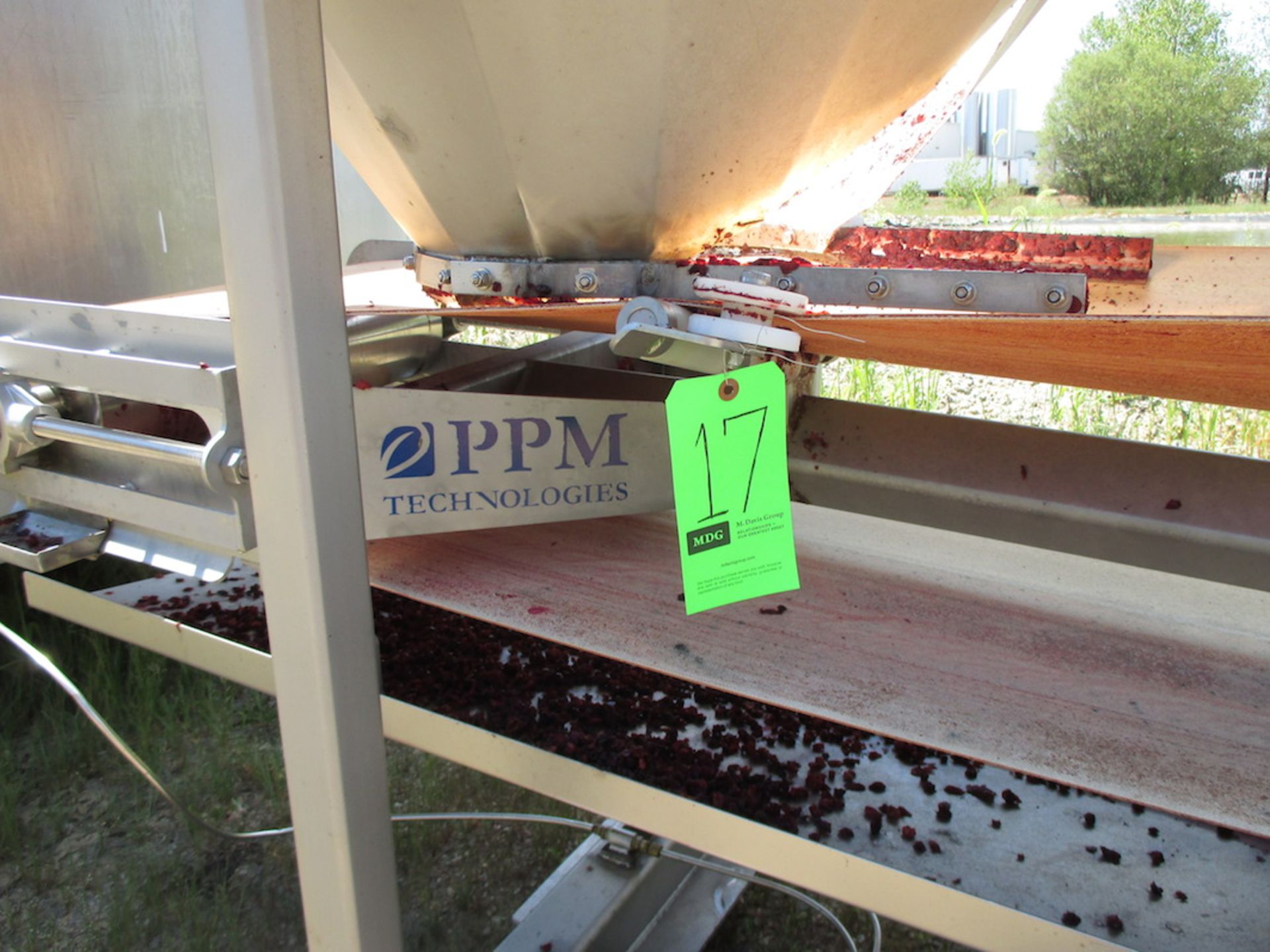 PPM Technologies Stainless Steel Incline Conveyor with Drive, 18? Wide Belt, Conveyor is Approx - Image 3 of 3