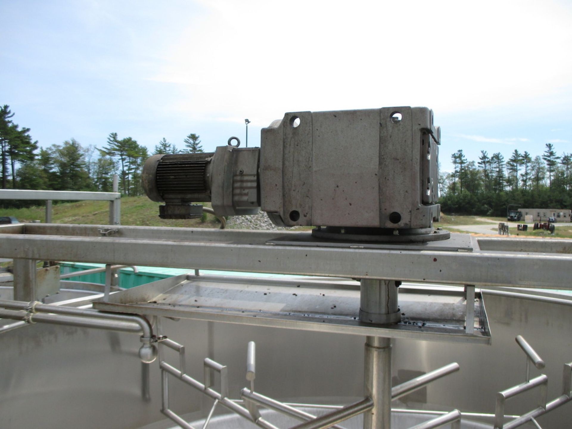 Feldmeier Open Top, Conical Bottom Single Wall Type 304 S/S Infusion Tank, 7.5 H.P. InvertaDuty 2-14 - Image 3 of 4