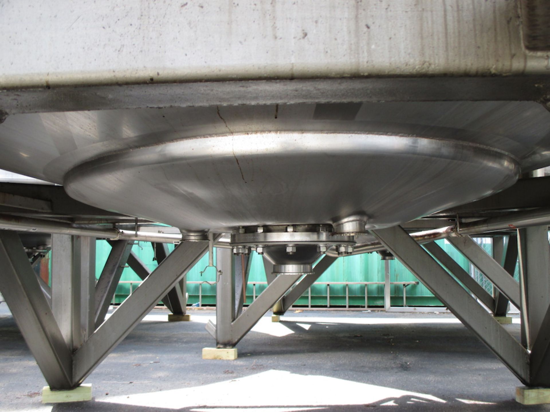 Feldmeier 4700 Gallon Capacity Vertical Single Shell Infusion Tank, Dome Top, Conical Bottom, 168" - Image 2 of 5